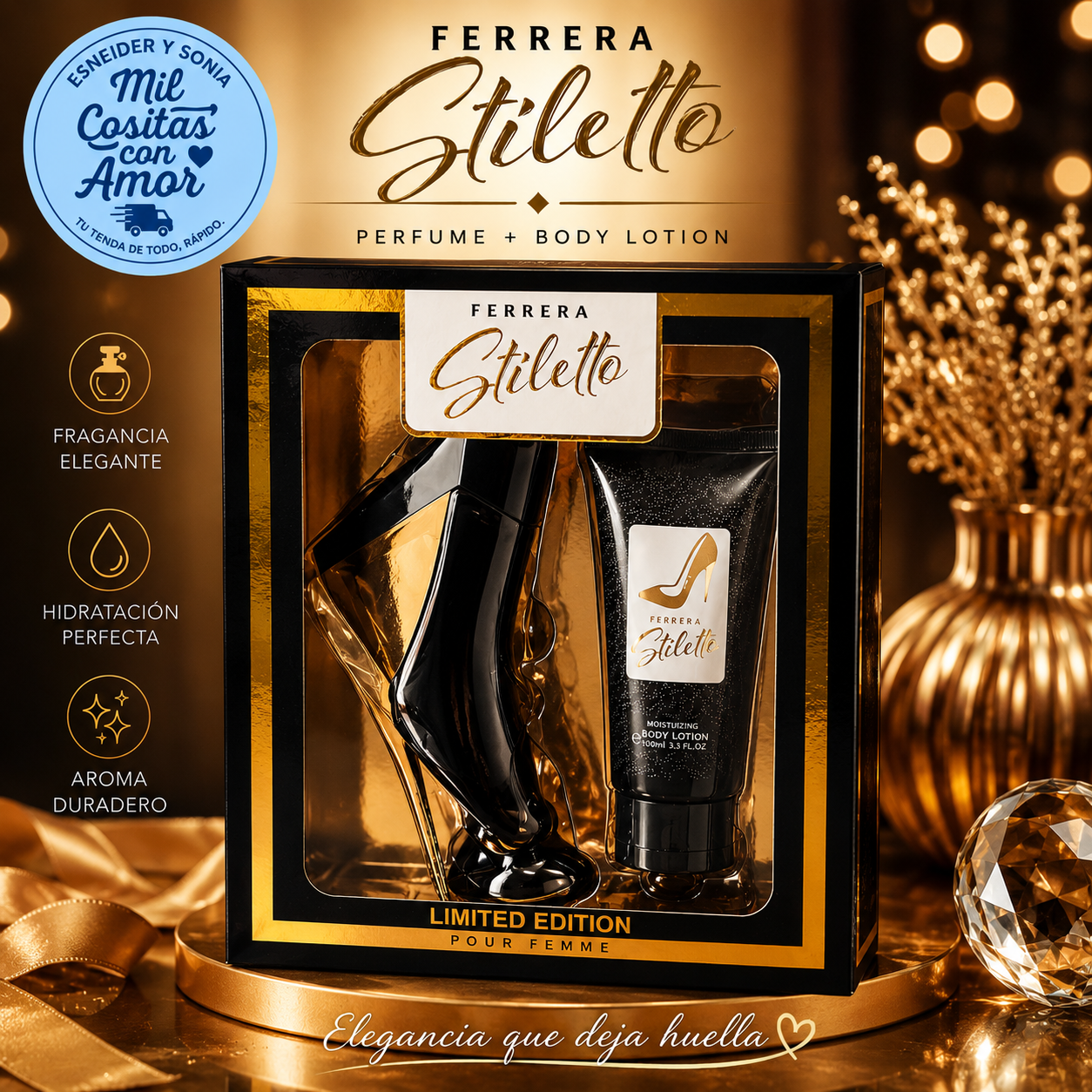 Ferrera Stiletto – Perfume + Body Lotion