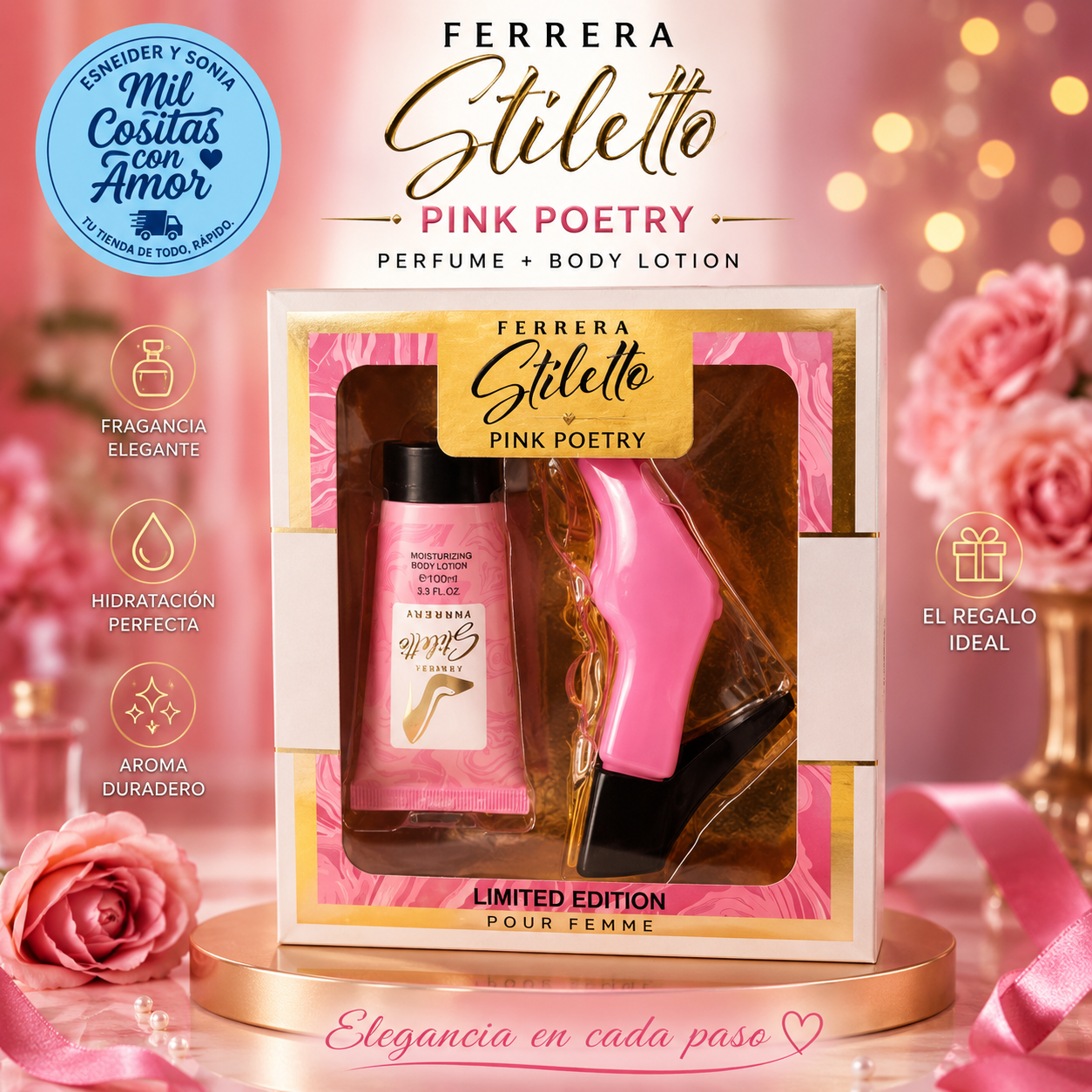 Ferrera Stiletto – Perfume + Body Lotion