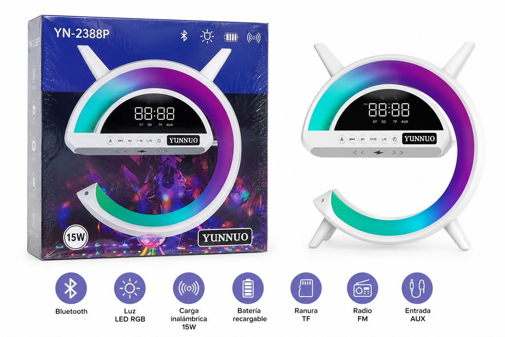Parlante LED Inalámbrico BT-3401