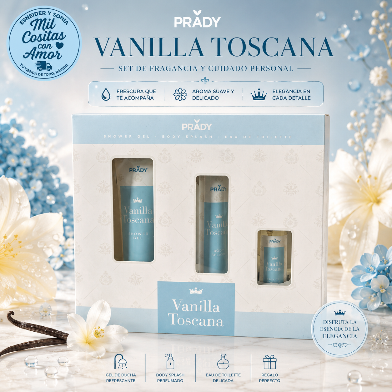 Vanilla Toscana – PRÁDY
